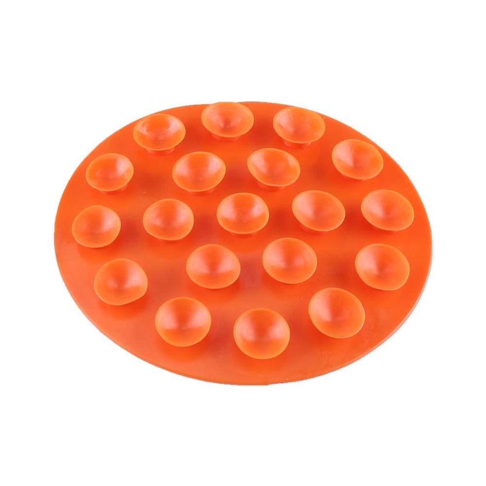 Baby Kinder Magische Saugmatte Doppelseitige Saugnäpfe Rutschfeste Platte Schüssel Besteck Platzset (Orange) von Joom DACH