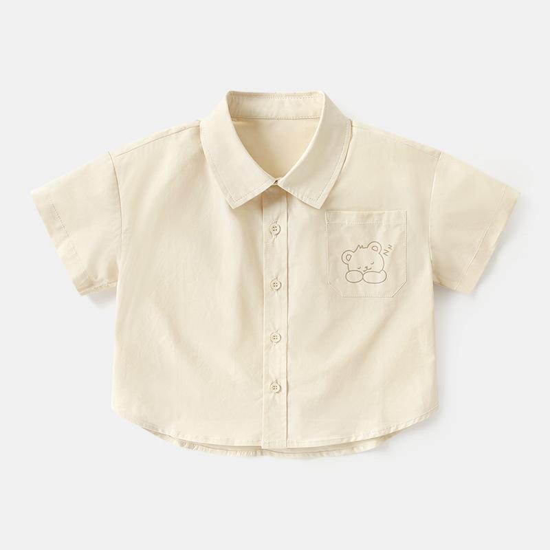 Baby Kleidung Casual Kurzarm Shirts Sommer Dünne Shirts Jungen Mädchen Baby Kinder Tops Trendy 120cm von Joom DACH