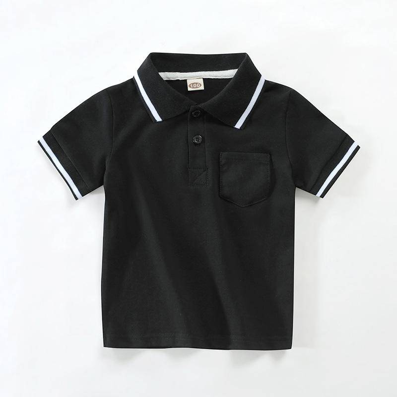 Baby Kleinkinder Jungen und Mädchen 100% Baumwolle POLO Shirts 0-6 Jahre Alt kinder Tops Kurze Ärmel 90cm von Joom DACH