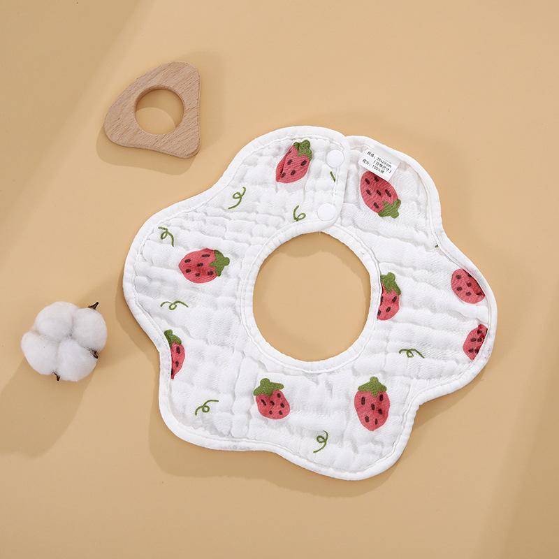 Baby Lätzchen 360 Grad Rotation 8 Schichten Gaze Musselin Baby Kinder Bandana Spucktuch Weiche Neugeborenen Säugling Speichel Handtuch Baby Zeug von Joom DACH