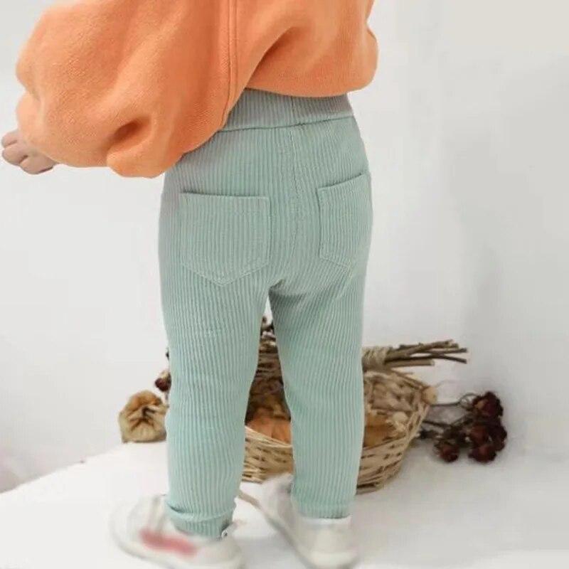 Baby Mädchen Jungen Leggings Baumwolle Große PP Hosen Frühling Herbst Kinder Mädchen Hosen Hohe Taille Lange Hosen Kinder Hose 90 von Joom DACH