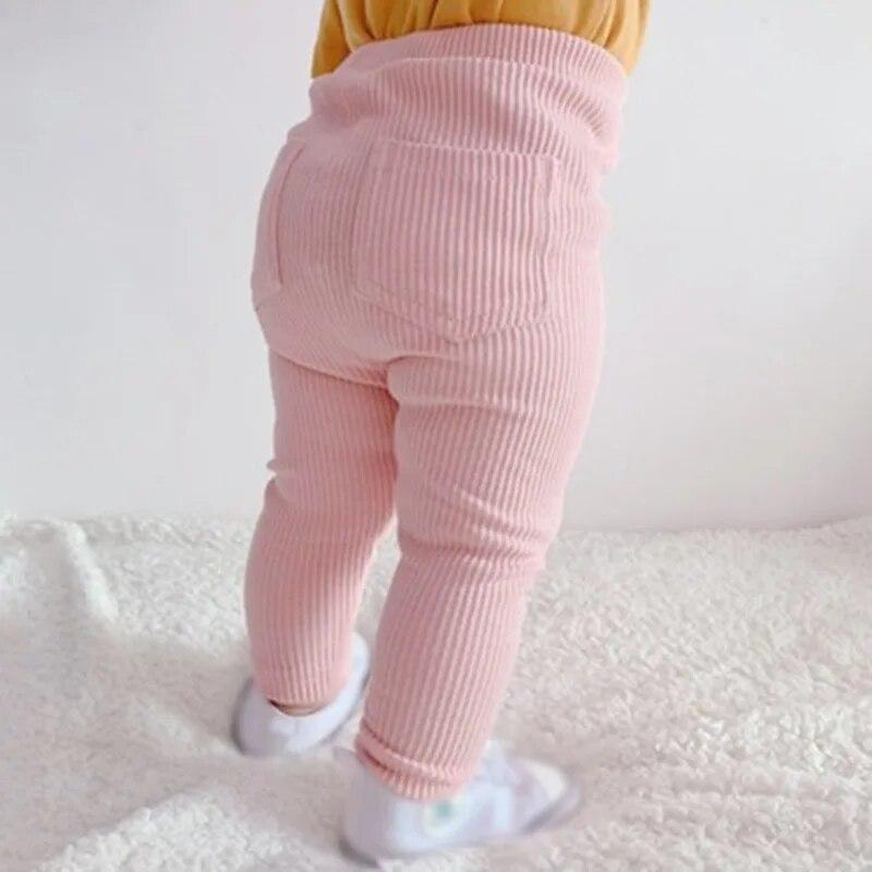 Baby Mädchen Jungen Leggings Baumwolle Große PP Hosen Frühling Herbst Kinder Mädchen Hosen Hohe Taille Lange Hosen Kinder Hose 90 von Joom DACH