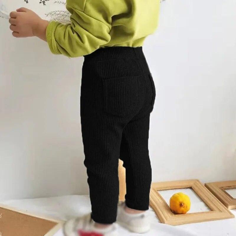 Baby Mädchen Jungen Leggings Baumwolle Große PP Hosen Frühling Herbst Kinder Mädchen Hosen Hohe Taille Lange Hosen Kinder Hose 90 von Joom DACH