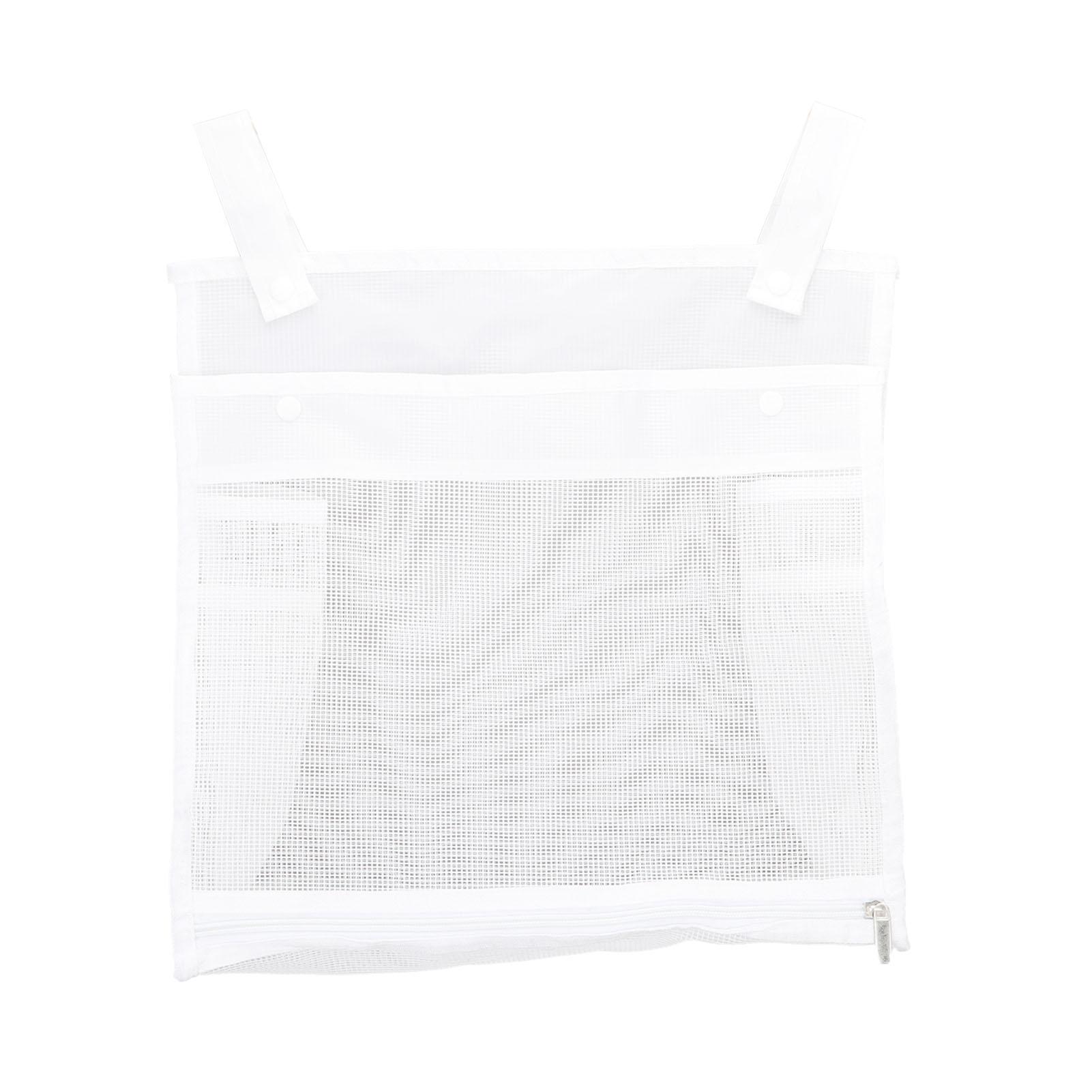 Baby Netz Badspielzeug Organizer Großes Fassungsvermögen Kinder Badezimmer Spielzeughalter Druckknopf Reißverschluss Aufbewahrungstasche weiß von Joom DACH