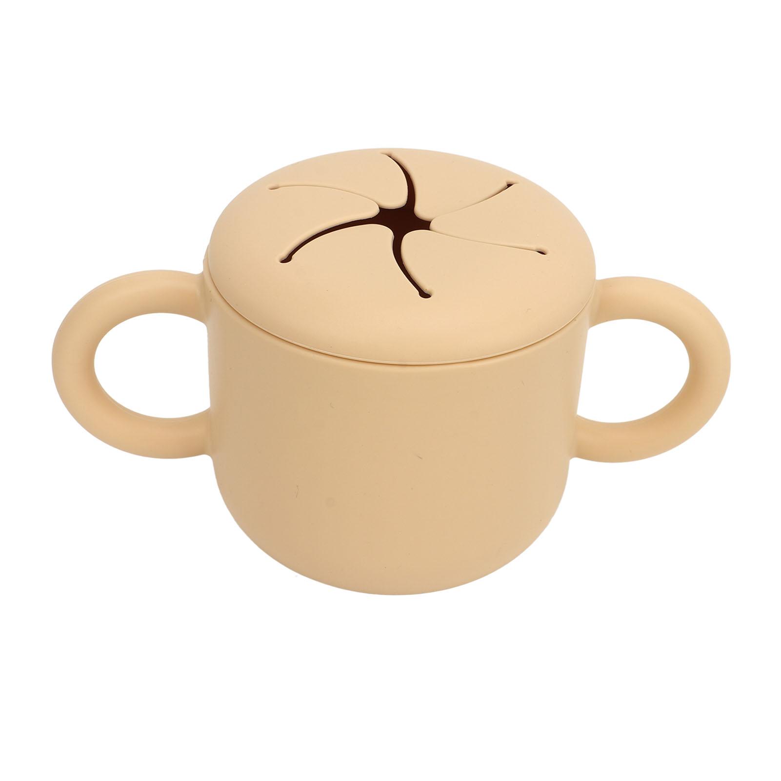 Baby Silikon Snack Tasse Mehrzweck Sichere Gesunde Tragbare Doppel Ohr Design Baby Snack Topf für von Joom DACH