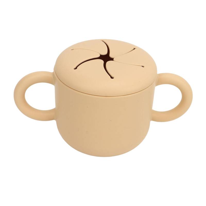 Baby Silikon Snack Tasse Mehrzweck Sichere Gesunde Tragbare Doppel Ohr Design Baby Snack Topf für von Joom DACH