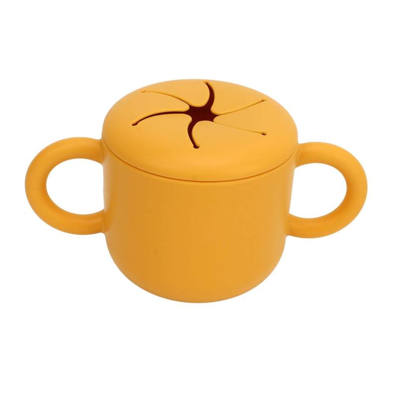 Baby Silikon Snack Tasse Mehrzweck Sichere Gesunde Tragbare Doppel Ohr Design Baby Snack Topf für von Joom DACH
