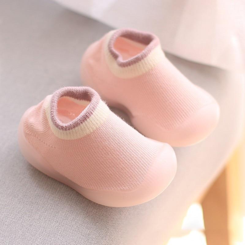 Baby Socken Schuhe Kleinkinder Kinder Jungen Schuhe Puppe Weiche Sohlen Kind Boden Sneaker BeBe Kleinkind Mädchen Erste Wanderer 6-12Months von Joom DACH
