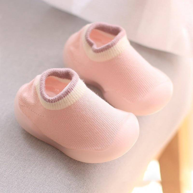 Baby Socken Schuhe Kleinkinder Kinder Jungen Schuhe Puppe Weiche Sohlen Kind Boden Sneaker BeBe Kleinkind Mädchen Erste Wanderer 6-12Months von Joom DACH