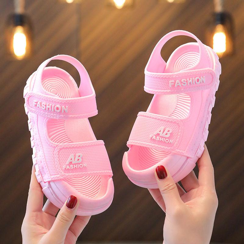 Baby Sommer Neue kinder Weiche Sohle Strand Schuhe Jungen Sport Sandalen Atmungsaktive Baotou Baby Schuhe männer Sommer 25/26 von Joom DACH