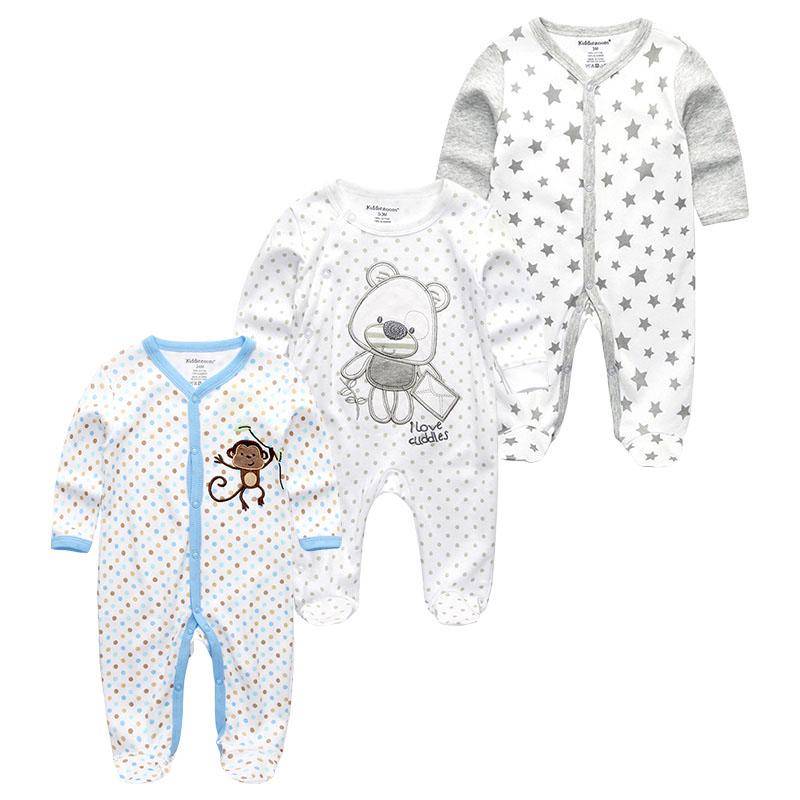 Baby Strampler Frühling Neugeborenen Baby Kleidung Für Mädchen Jungen Langarm ropa bebe Overall Baby Kleidung junge infantil Kleidung 12M von Joom DACH