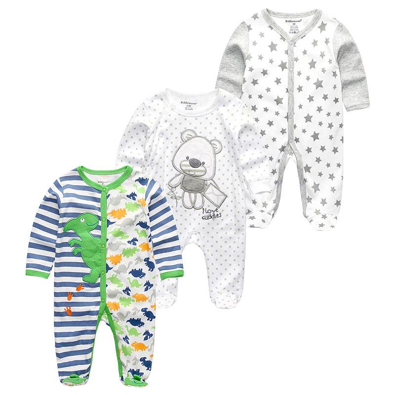 Baby Strampler Frühling Neugeborenen Baby Kleidung Für Mädchen Jungen Langarm ropa bebe Overall Baby Kleidung junge infantil Kleidung 12M von Joom DACH
