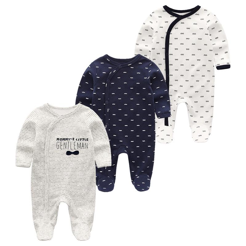 Baby Strampler Frühling Neugeborenen Baby Kleidung Für Mädchen Jungen Langarm ropa bebe Overall Baby Kleidung junge infantil Kleidung 3M von Joom DACH