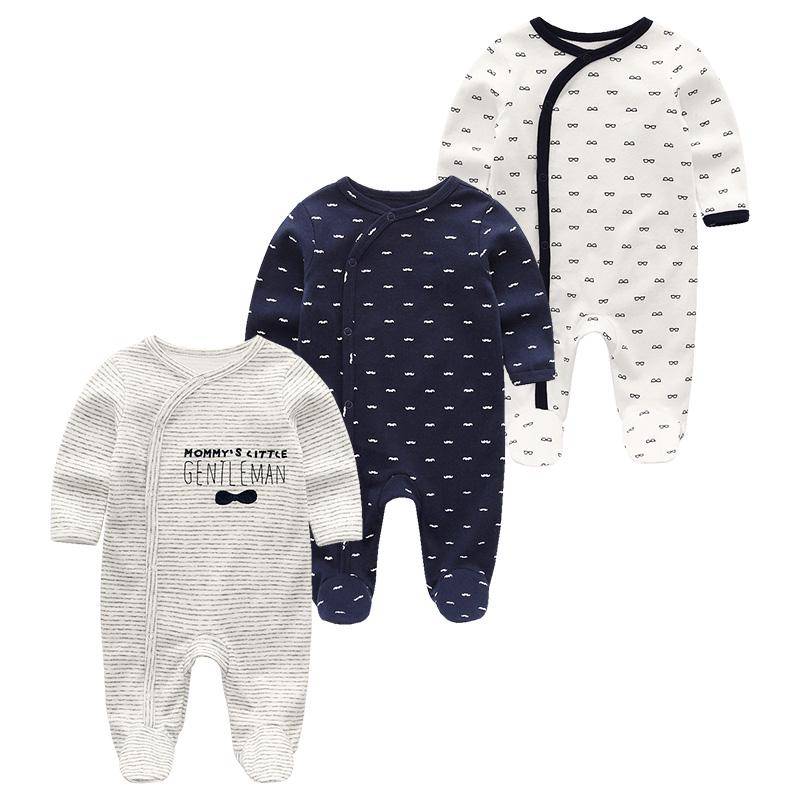 Baby Strampler Frühling Neugeborenen Baby Kleidung Für Mädchen Jungen Langarm ropa bebe Overall Baby Kleidung junge infantil Kleidung 3M von Joom DACH