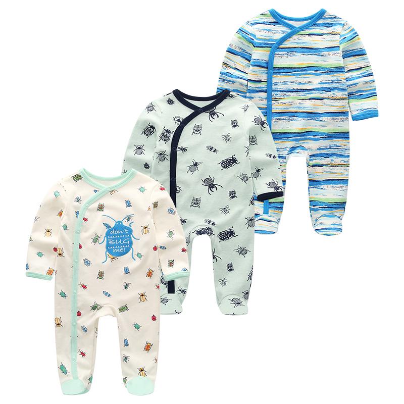 Baby Strampler Frühling Neugeborenen Baby Kleidung Für Mädchen Jungen Langarm ropa bebe Overall Baby Kleidung junge infantil Kleidung 3M von Joom DACH