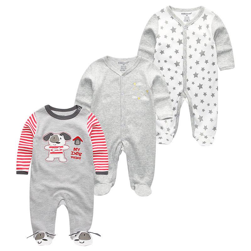 Baby Strampler Frühling Neugeborenen Baby Kleidung Für Mädchen Jungen Langarm ropa bebe Overall Baby Kleidung junge infantil Kleidung 3M von Joom DACH