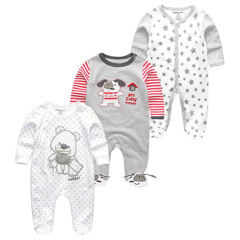 Baby Strampler Frühling Neugeborenen Baby Kleidung Für Mädchen Jungen Langarm ropa bebe Overall Baby Kleidung junge infantil Kleidung 3M von Joom DACH
