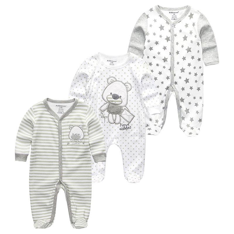 Baby Strampler Frühling Neugeborenen Baby Kleidung Für Mädchen Jungen Langarm ropa bebe Overall Baby Kleidung junge infantil Kleidung 3M von Joom DACH