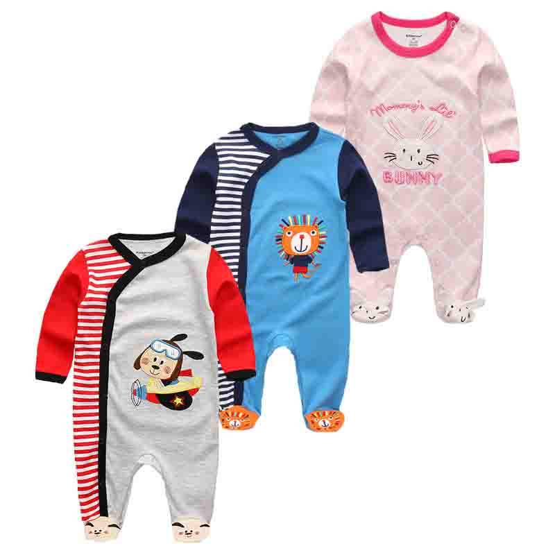 Baby Strampler Frühling Neugeborenen Baby Kleidung Für Mädchen Jungen Langarm ropa bebe Overall Baby Kleidung junge infantil Kleidung 6M von Joom DACH