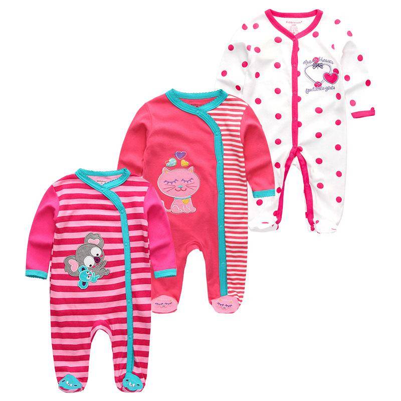 Baby Strampler Frühling Neugeborenen Baby Kleidung Für Mädchen Jungen Langarm ropa bebe Overall Baby Kleidung junge infantil Kleidung 6M von Joom DACH