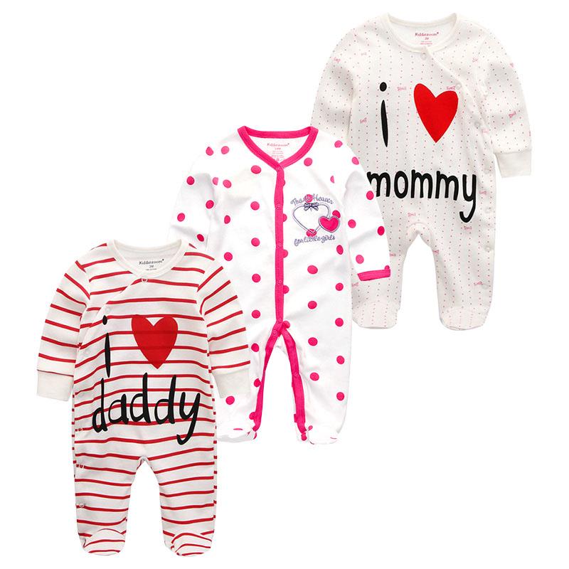Baby Strampler Frühling Neugeborenen Baby Kleidung Für Mädchen Jungen Langarm ropa bebe Overall Baby Kleidung junge infantil Kleidung 6M von Joom DACH