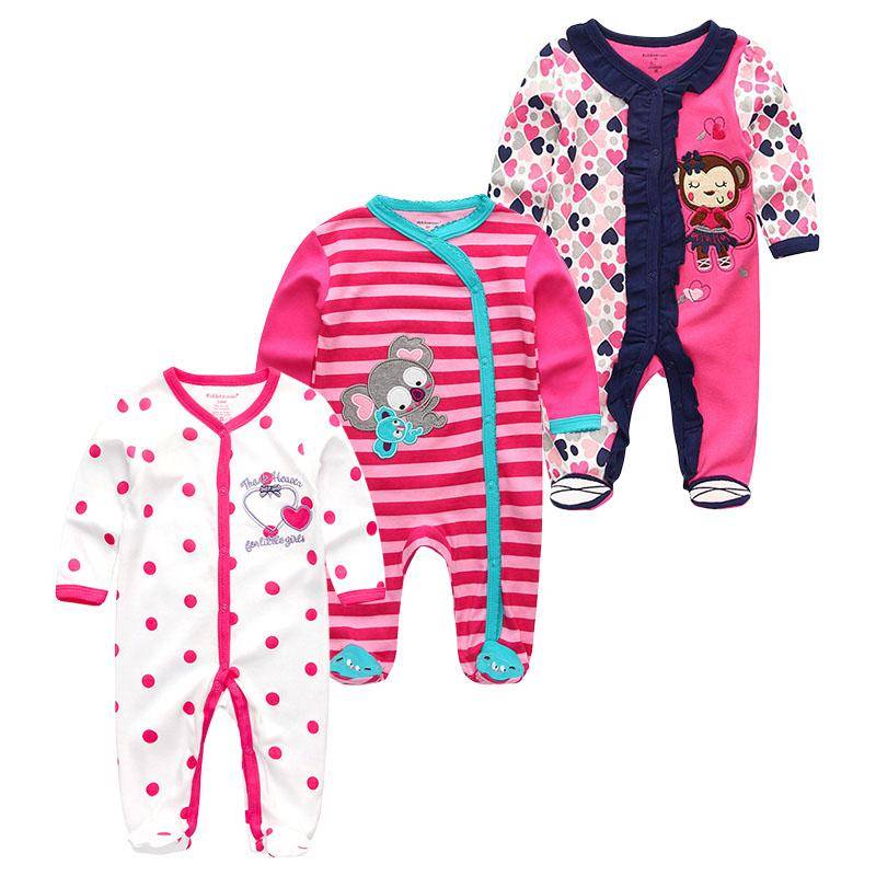 Baby Strampler Frühling Neugeborenen Baby Kleidung Für Mädchen Jungen Langarm ropa bebe Overall Baby Kleidung junge infantil Kleidung 9M von Joom DACH