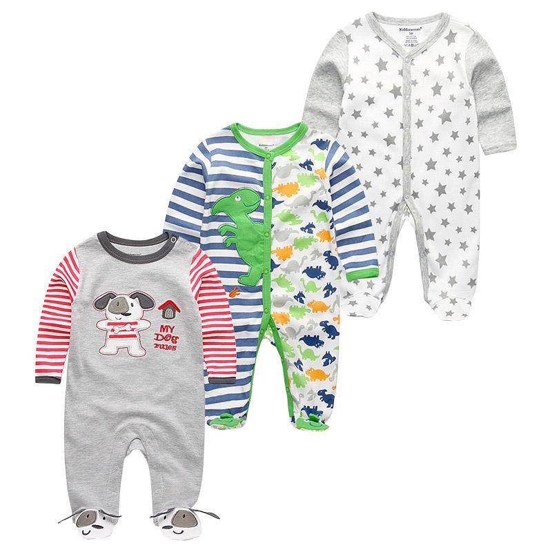 Baby Strampler Frühling Neugeborenen Baby Kleidung Für Mädchen Jungen Langarm ropa bebe Overall Baby Kleidung junge infantil Kleidung 9M von Joom DACH