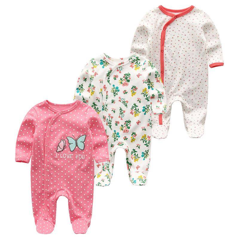Baby Strampler Frühling Neugeborenen Baby Kleidung Für Mädchen Jungen Langarm ropa bebe Overall Baby Kleidung junge infantil Kleidung 9M von Joom DACH
