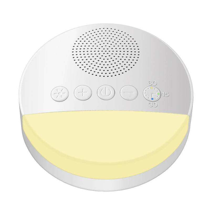 Baby White Noise Machine Kinder Schlaf Sound Player Nachtlicht Timer Noise Player USB wiederaufladbare zeitgesteuerte Abschaltung Schlafmaschine von Joom DACH