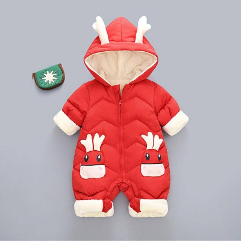 Baby Winter Schneeanzug Plus Samt Dicken Overall 0-2 Jahre Neugeborenen Strampler Mädchen Overalls Kleinkind Mantel 90cm rot Baby Winter Schneeanzug Plus Samt Dicken Overall 0-2 Jahre Neugeborenen Strampler Mädchen Overalls Kleinkind Mantel 90cm rot von Joom DACH