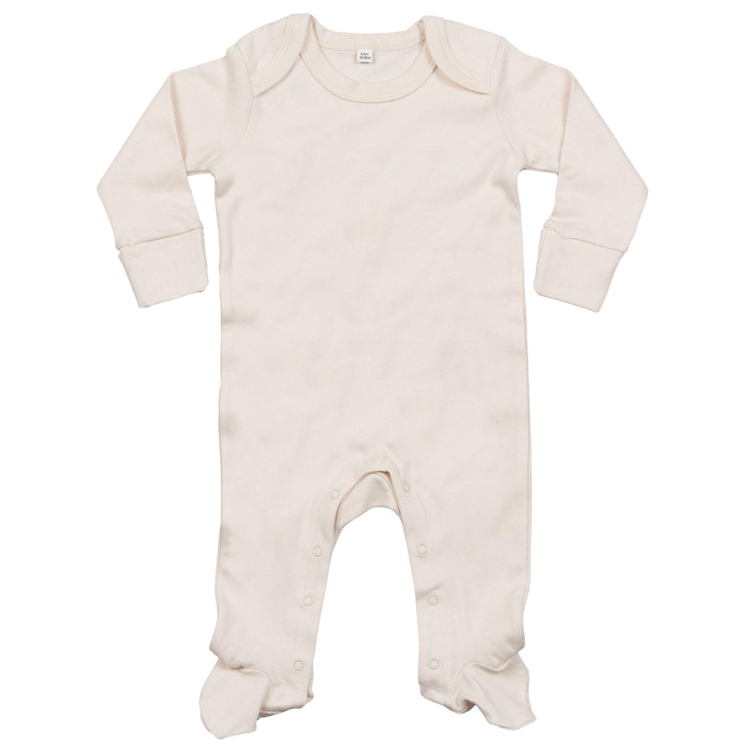 Babybugz Baby Strampler mit integrierten Kratzhandschuhen 6-12 beige Babybugz Baby Strampler mit integrierten Kratzhandschuhen 6-12 beige von Joom DACH