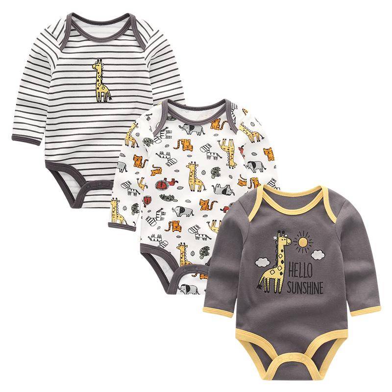 Babykleidung Neugeborene Overalls Baby Junge Mädchen Strampler Langarm Säuglingskleidung Babyprodukt 3M von Joom DACH