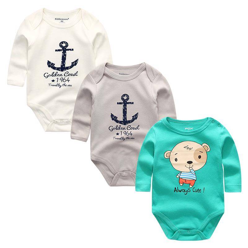 Babykleidung Neugeborene Overalls Baby Junge Mädchen Strampler Langarm Säuglingskleidung Babyprodukt 3M von Joom DACH