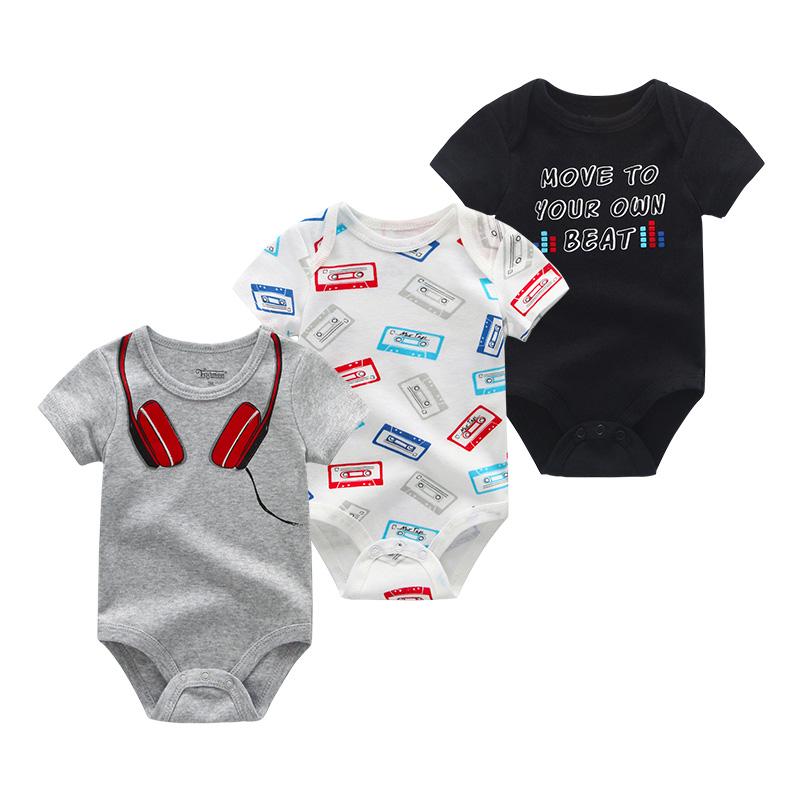 Babykleidung Säuglingsbodysuits Kurzarm Kleinkindkleidung Junge Mädchen Kleidung Baby Strampler Kostüme 12M von Joom DACH