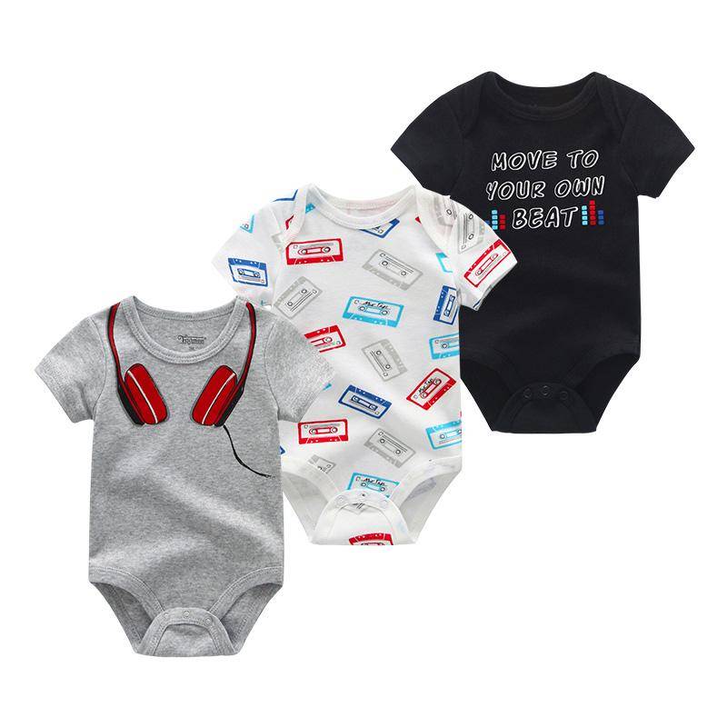 Babykleidung Säuglingsbodysuits Kurzarm Kleinkindkleidung Junge Mädchen Kleidung Baby Strampler Kostüme 12M von Joom DACH