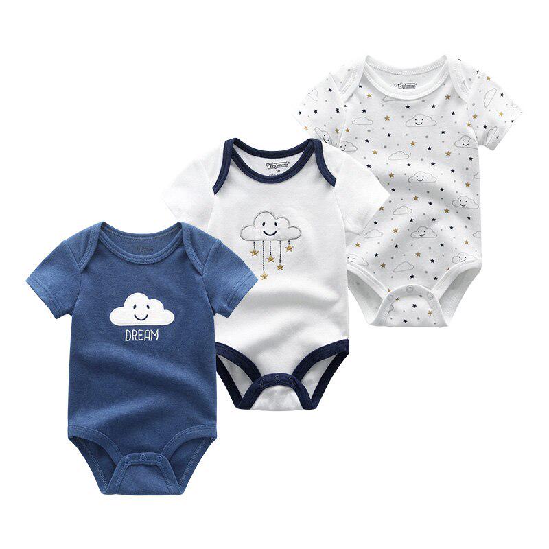 Babykleidung Säuglingsbodysuits Kurzarm Kleinkindkleidung Junge Mädchen Kleidung Baby Strampler Kostüme 12M von Joom DACH