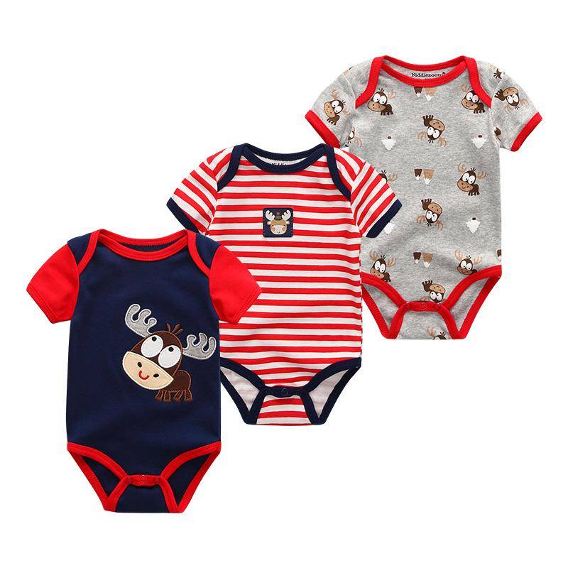Babykleidung Säuglingsbodysuits Kurzarm Kleinkindkleidung Junge Mädchen Kleidung Baby Strampler Kostüme 12M von Joom DACH