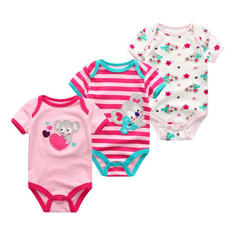Babykleidung Säuglingsbodysuits Kurzarm Kleinkindkleidung Junge Mädchen Kleidung Baby Strampler Kostüme 3M von Joom DACH