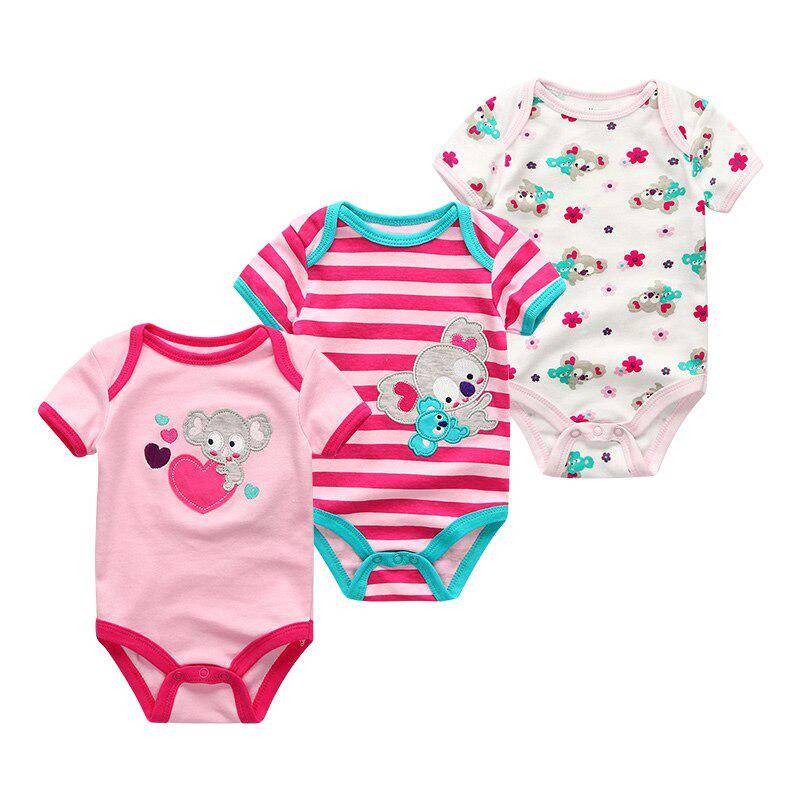 Babykleidung Säuglingsbodysuits Kurzarm Kleinkindkleidung Junge Mädchen Kleidung Baby Strampler Kostüme 3M von Joom DACH