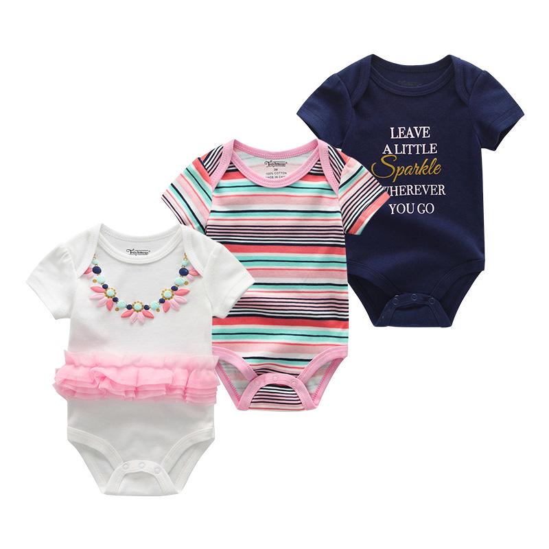 Babykleidung Säuglingsbodysuits Kurzarm Kleinkindkleidung Junge Mädchen Kleidung Baby Strampler Kostüme 3M von Joom DACH