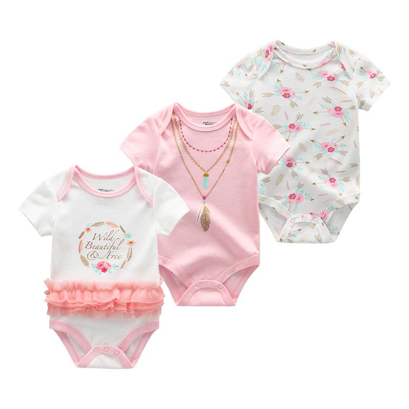 Babykleidung Säuglingsbodysuits Kurzarm Kleinkindkleidung Junge Mädchen Kleidung Baby Strampler Kostüme 6M von Joom DACH