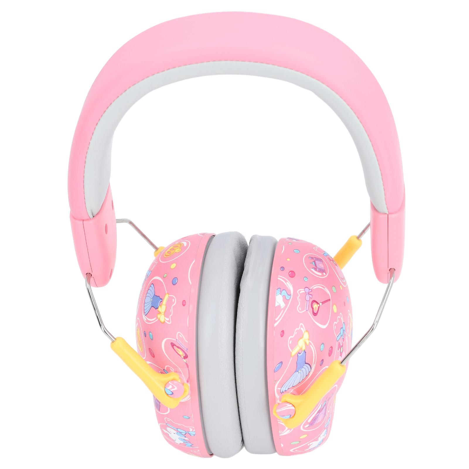 Babys Gehörschutz Ohrenschützer Doppelte Futter aus Kunstleder Baby Lärmunterdrückungs-Kopfhörer rosa von Joom DACH