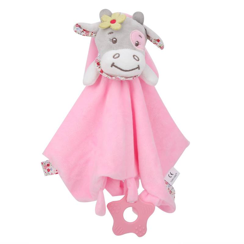 Babysicherheitsdecke Beißring Säuglingsberuhigungsdecken Plüschtier Kuscheltier Trösterchen Spielzeug#4 #1 von Joom DACH