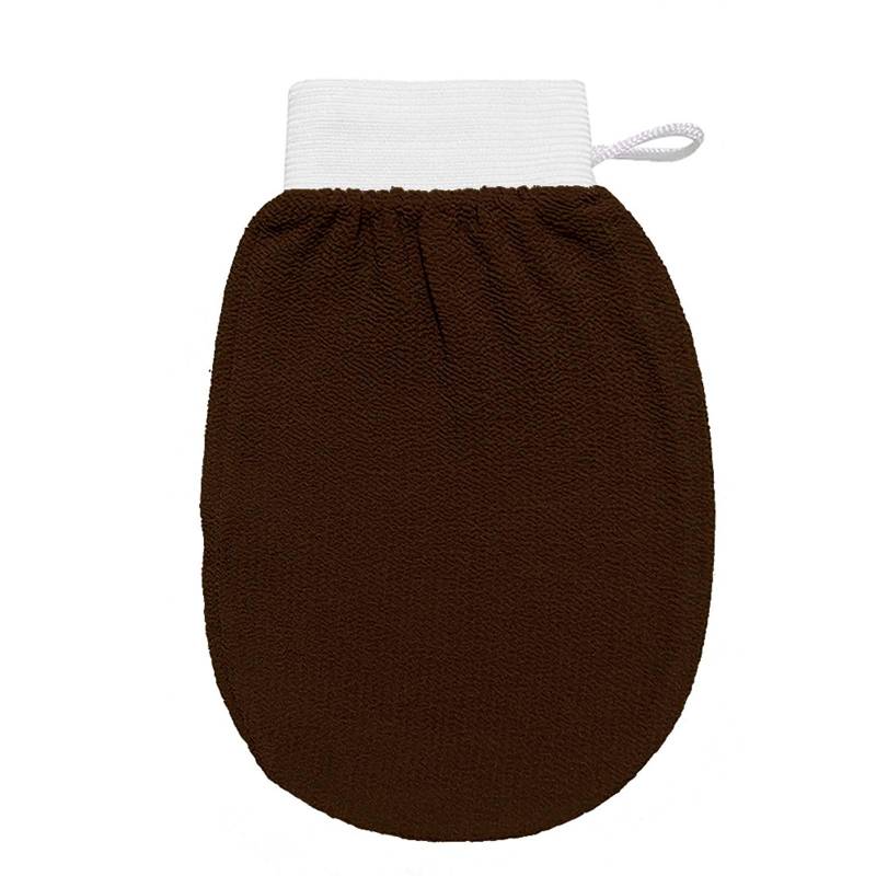 Bad Dusche Körper Massage Handschuh Waschen Handtuch Schrubber zur Massage und Verbesserung der Durchblutung für kaffeebraun von Joom DACH