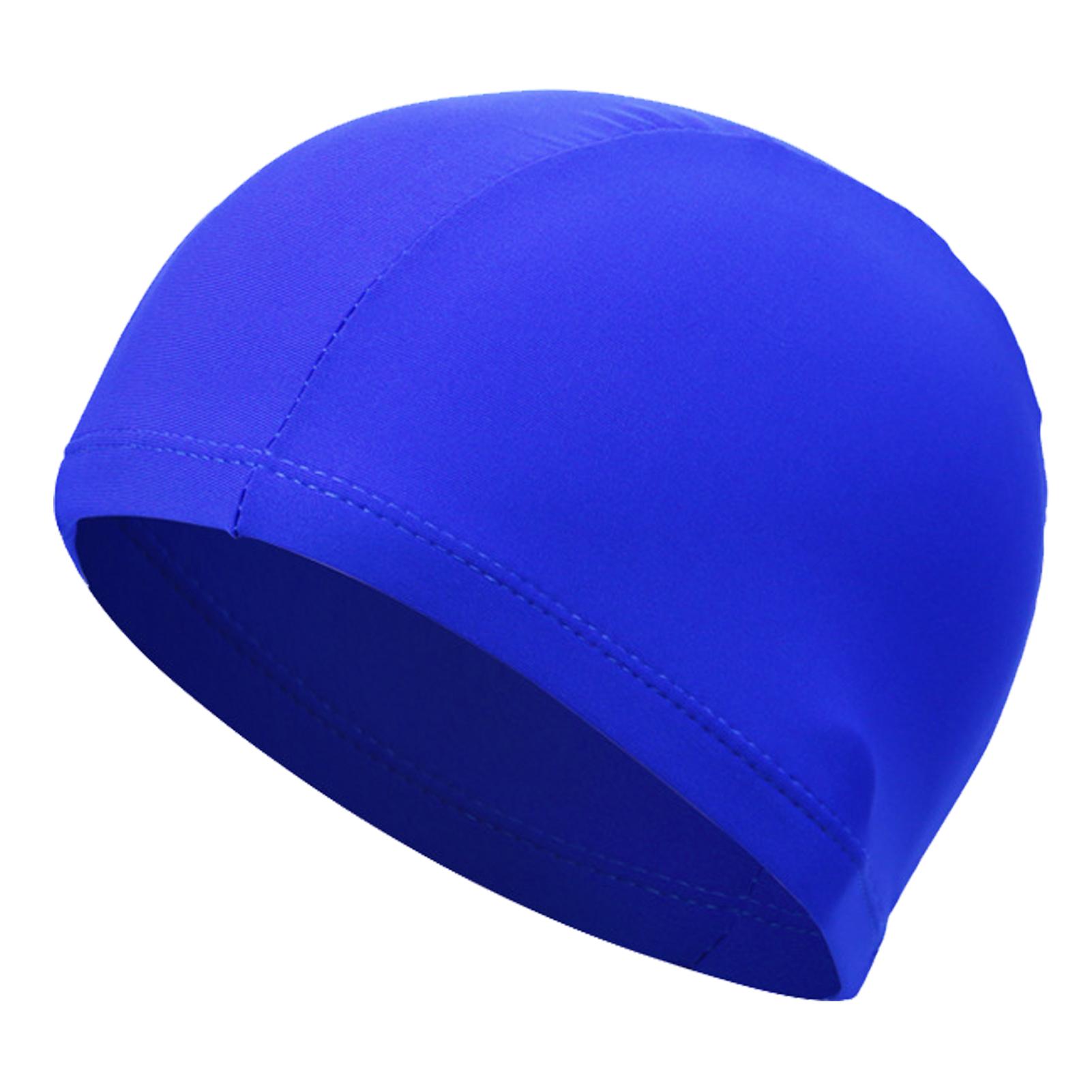 Badekappe, hohe Elastizität, dicke, langlebige Badekappe aus Polyester, Badehüte für Damen und Herren von Joom DACH