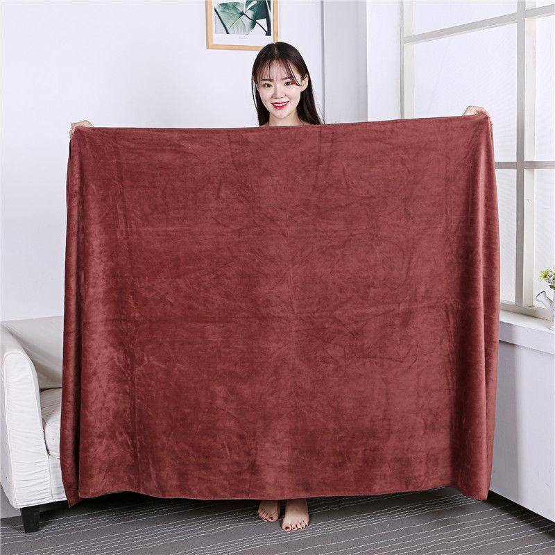 Badetuch 70 cm * 140 cm Reine Baumwolle Erwachsene Saugfähiges Haushaltstuch Duschtuch Mikrofaser Weiche Badetuch-Sets Heimtextilien 70 cm*140 cm von Joom DACH