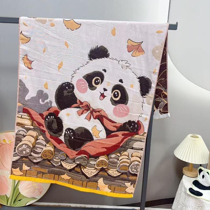 Badetuch Saugfähig Schnell Baumwollgarn Strandtuch, Jacquard Badetuch Weich Großes Tuch 80x160cm, Verschiedene Stile Blumendesign, 1 Stück von Joom DACH