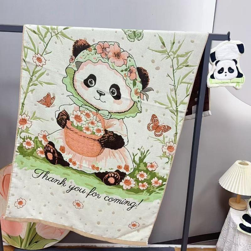 Badetuch Saugfähig Schnell Baumwollgarn Strandtuch, Jacquard Badetuch Weich Großes Tuch 80x160cm, Verschiedene Stile Blumendesign, 1 Stück von Joom DACH