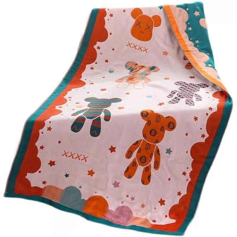 Badetuch Saugfähig Schnell Baumwollgarn Strandtuch, Jacquard Badetuch Weich Großes Tuch 80x160cm, Verschiedene Stile Blumendesign, 1 Stück von Joom DACH