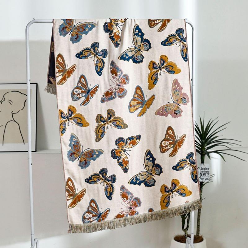 Badetuch Saugfähig Schnell Baumwollgarn Strandtuch, Jacquard Badetuch Weich Großes Tuch 80x160cm, Verschiedene Stile Blumendesign, 1 Stück von Joom DACH